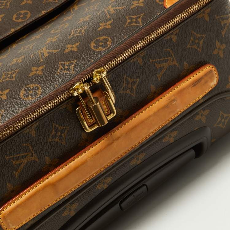 Pre Owned Louis Vuitton Monogram Canvas Business Pegase Legere 55 Luggage