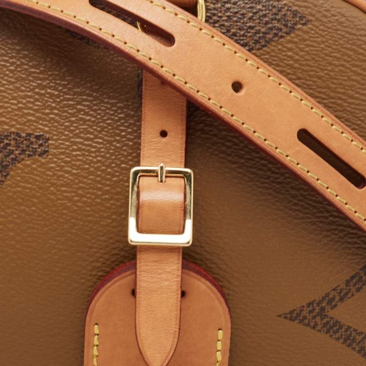 Pre Owned Louis Vuitton Monogram Giant Reverse Canvas Boite Chapeau Souple MM Bag