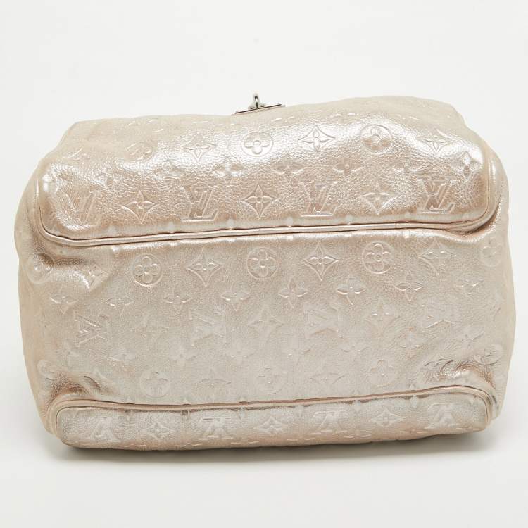 مملوكة مسبقًا Louis Vuitton Peach Monogram Shimmer Leather Limited Edition Comete Bag