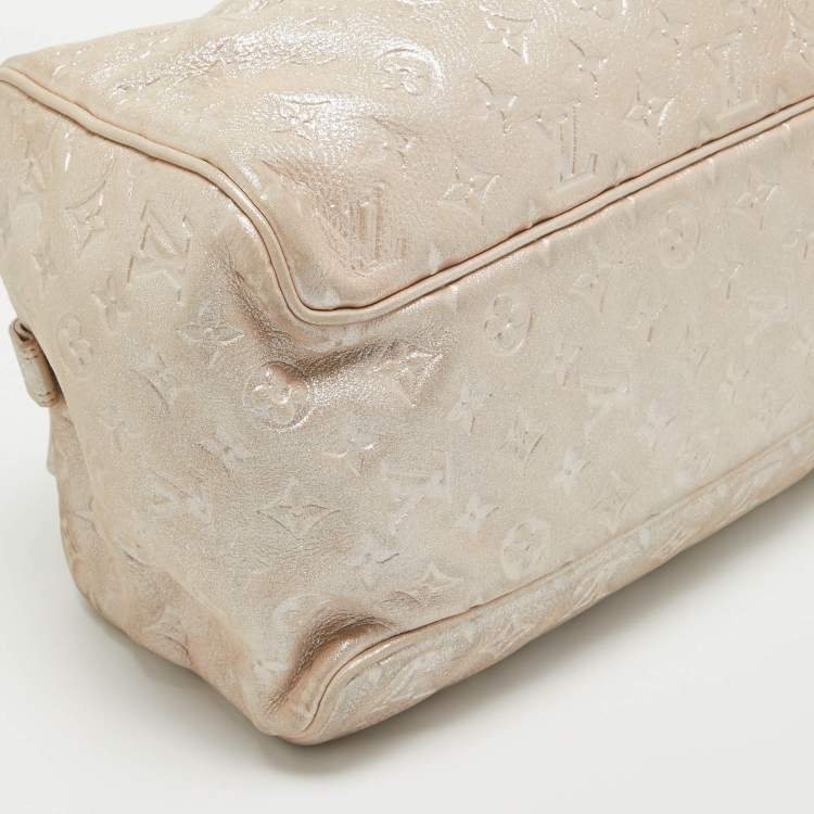 مملوكة مسبقًا Louis Vuitton Peach Monogram Shimmer Leather Limited Edition Comete Bag