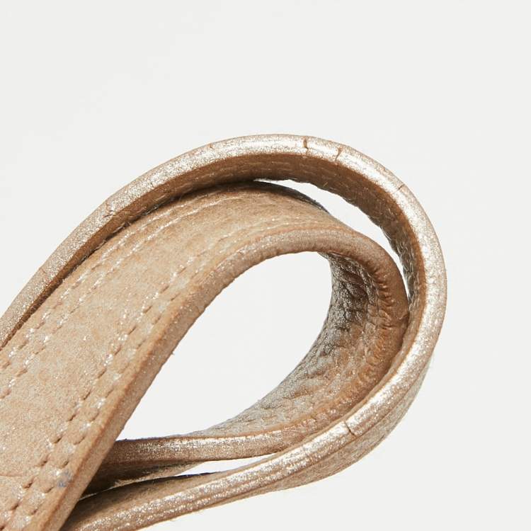 مملوكة مسبقًا Louis Vuitton Peach Monogram Shimmer Leather Limited Edition Comete Bag