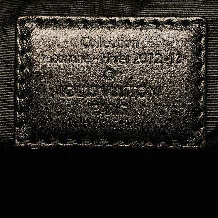 Pre Owned Louis Vuitton Beige/Black Leopard Print Jacquard Velvet Stephen Sprouse Speedy Bag