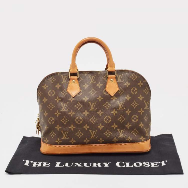 Pre Owned Louis Vuitton Monogram Canvas Alma PM Bag