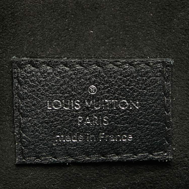 Pre Owned Louis Vuitton Black Epi Leather Twist Tote Bag