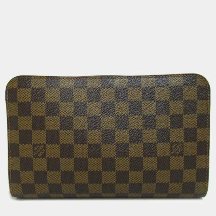 Lv damier online clutch