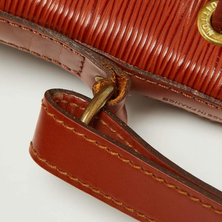 Pre Owned Louis Vuitton Kenyan Fawn Epi Leather Vintage Noé Bag