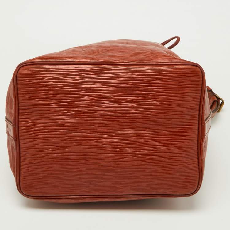 Pre Owned Louis Vuitton Kenyan Fawn Epi Leather Vintage Noé Bag
