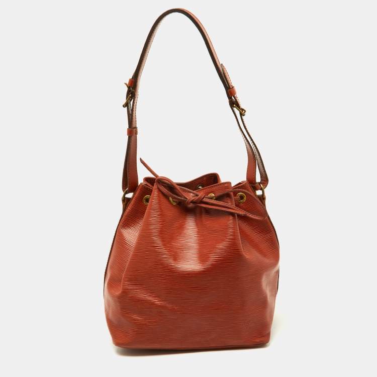 Pre Owned Louis Vuitton Kenyan Fawn Epi Leather Vintage Noé Bag