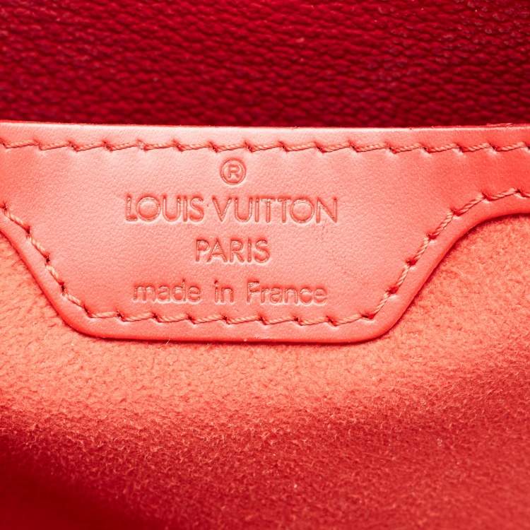Pre Owned Louis Vuitton Red Epi Leather Mabillon Backpack