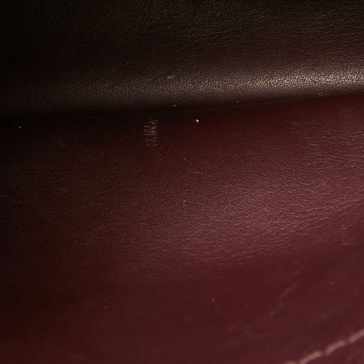 Pre Owned Louis Vuitton Deep Purple/Beige Leather and Python Capucines BB Bag