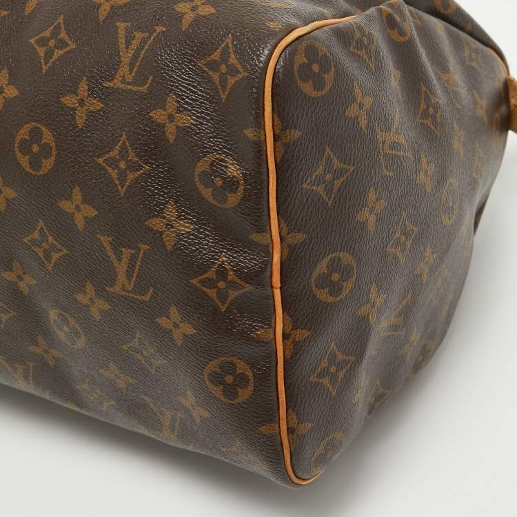 Pre Owned Louis Vuitton Monogram Canvas Speedy 35 Bag