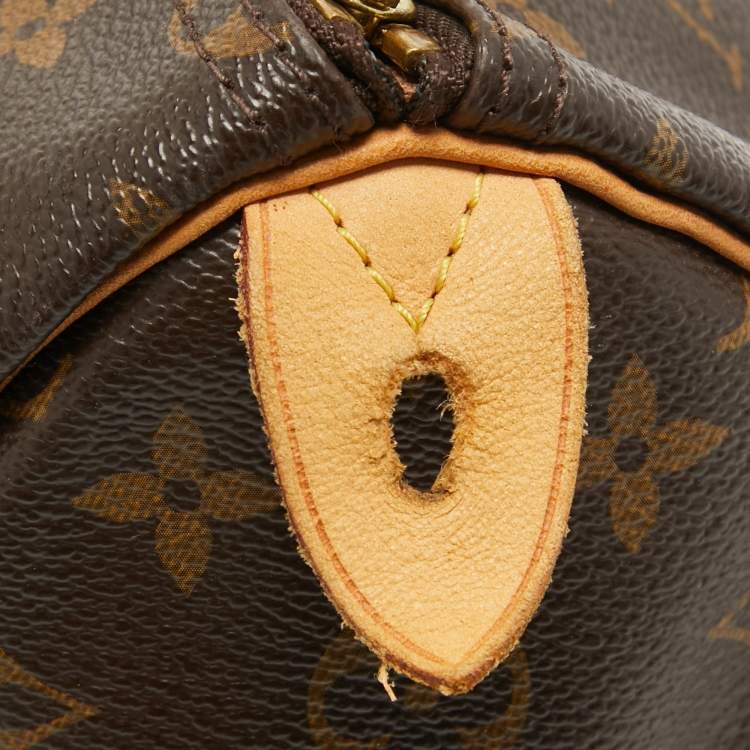 Pre Owned Louis Vuitton Monogram Canvas Speedy 35 Bag