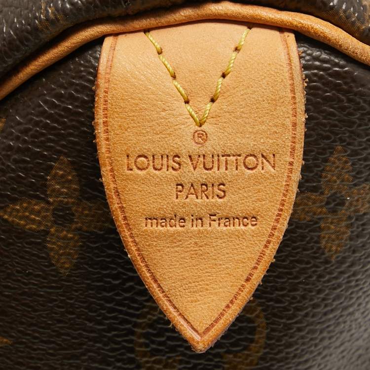 Pre Owned Louis Vuitton Monogram Canvas Speedy 35 Bag