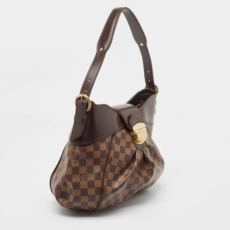 Pre Owned Louis Vuitton Damier Ebene Canvas Sistina PM Bag
