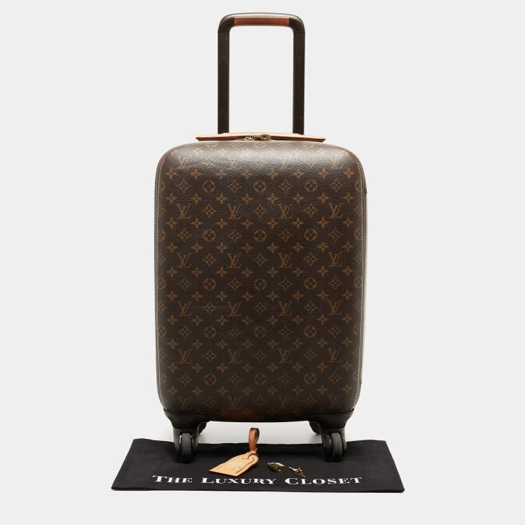 Pre Owned Louis Vuitton Monogram Canvas Zephyr 55 Luggage