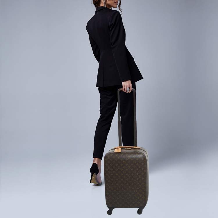 Pre Owned Louis Vuitton Monogram Canvas Zephyr 55 Luggage