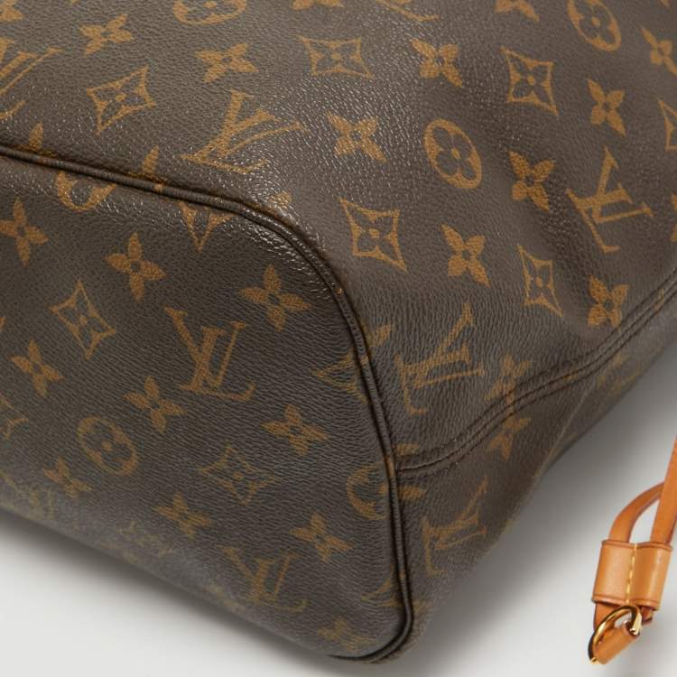 Pre Owned Louis Vuitton Monogram Canvas Neverfull MM Bag