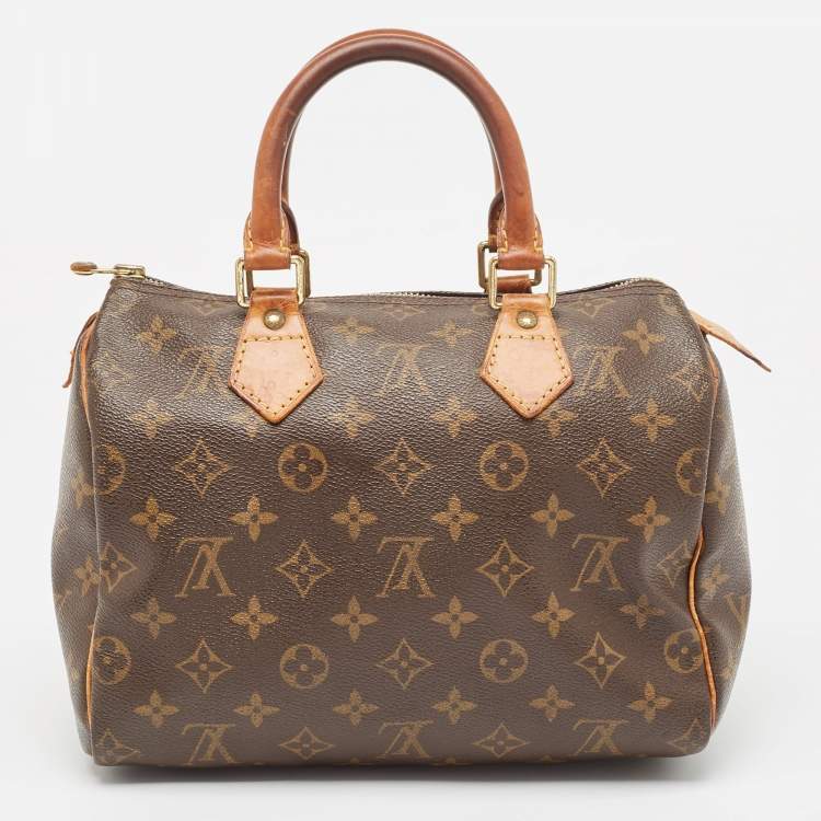 Pre Owned Louis Vuitton Monogram Canvas Speedy 25 Bag