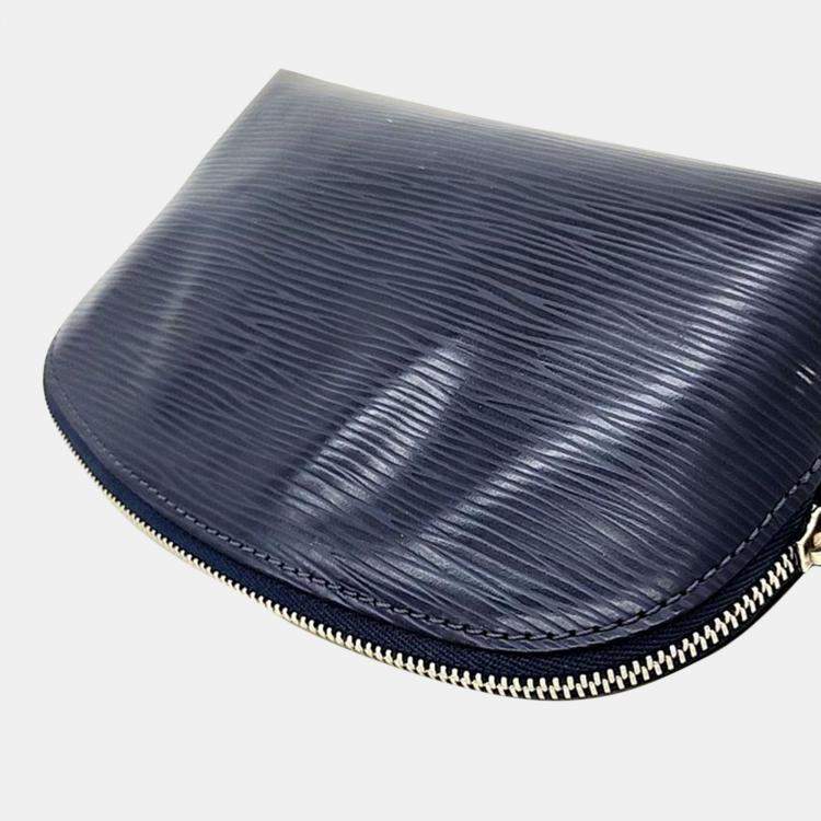 Pre Owned Louis Vuitton Black Epi Pouch
