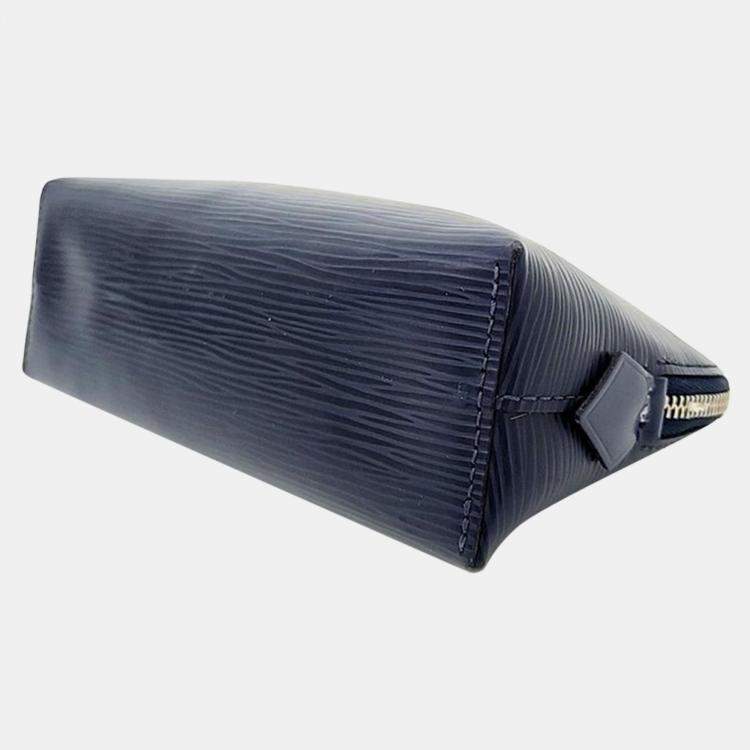 Pre Owned Louis Vuitton Black Epi Pouch