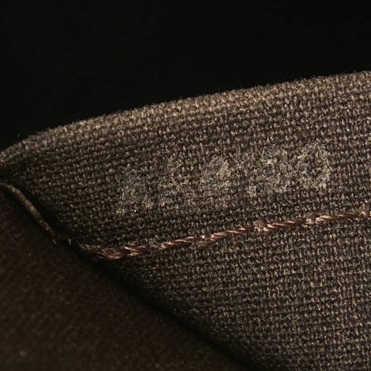 Pre Owned Louis Vuitton Vert Bronze Monogram Vernis Brea MM Bag