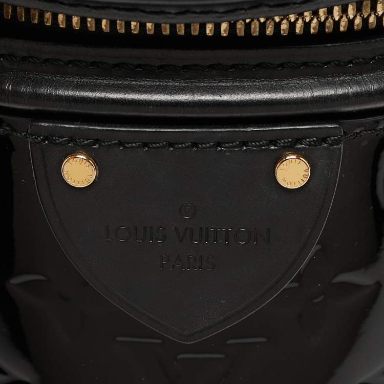 Pre Owned Louis Vuitton Black Monogram Vernis Cannes Bag