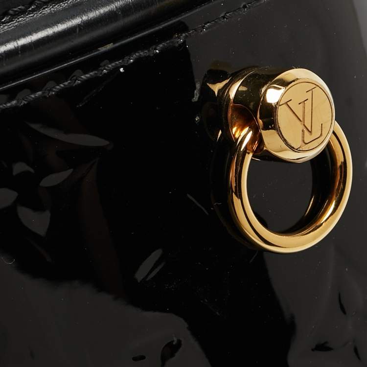 Pre Owned Louis Vuitton Black Monogram Vernis Cannes Bag