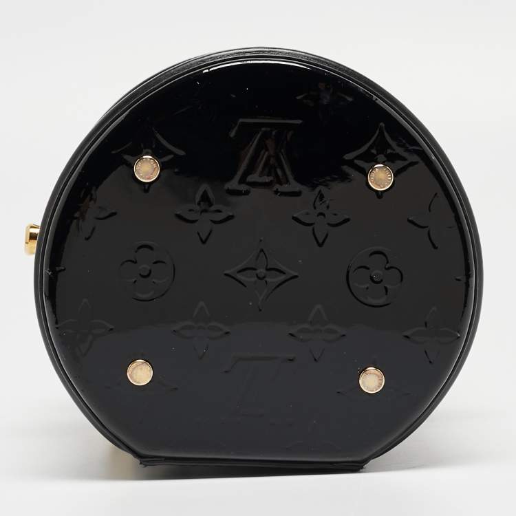 Pre Owned Louis Vuitton Black Monogram Vernis Cannes Bag