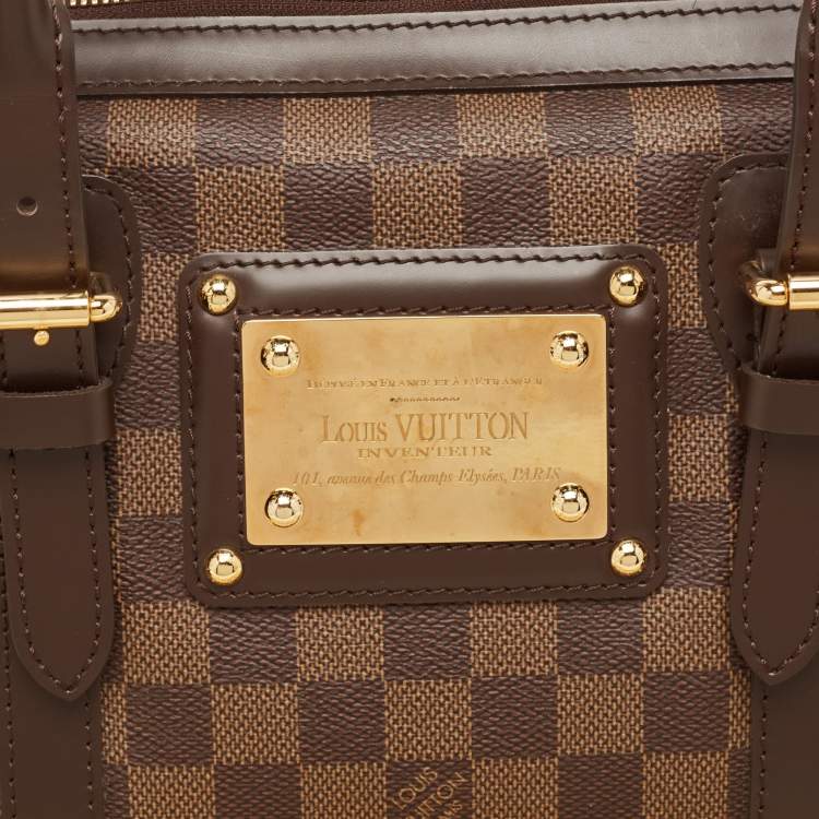 Pre Owned Louis Vuitton Damier Ebene Canvas Berkeley Bag
