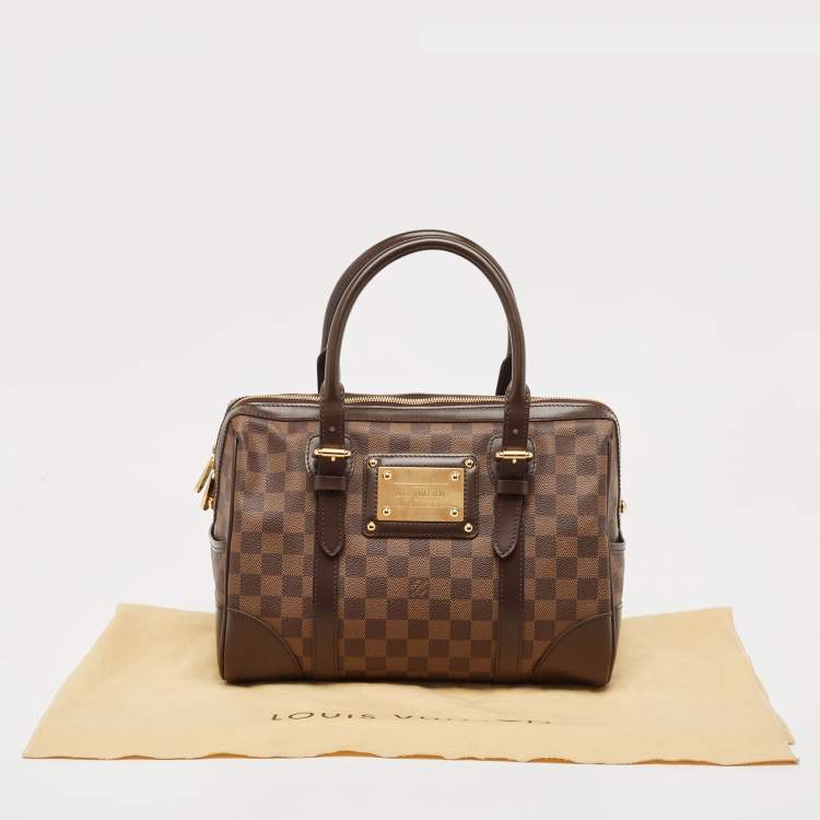 Pre Owned Louis Vuitton Damier Ebene Canvas Berkeley Bag