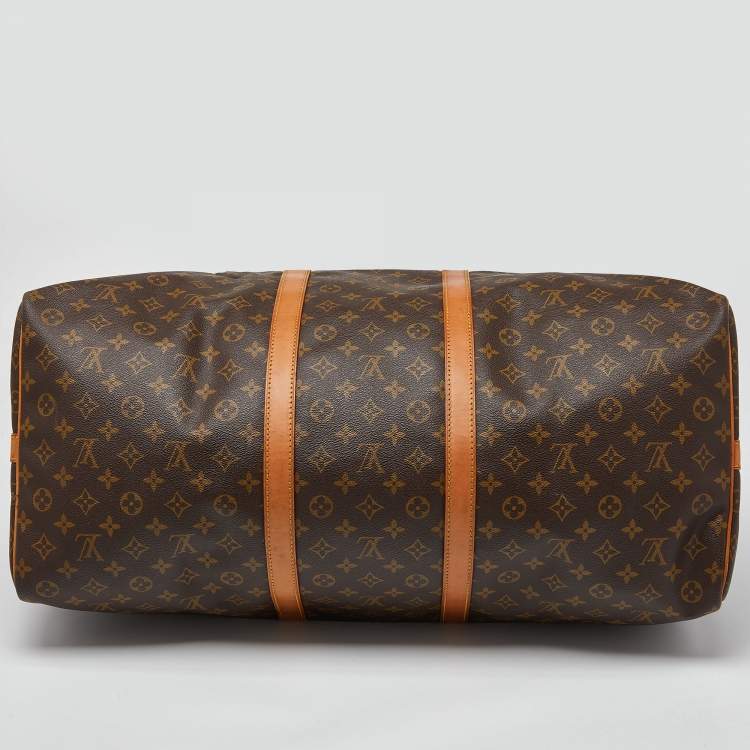 Pre Owned Louis Vuitton Monogram Canvas Keepall Bandouliere 60 Bag