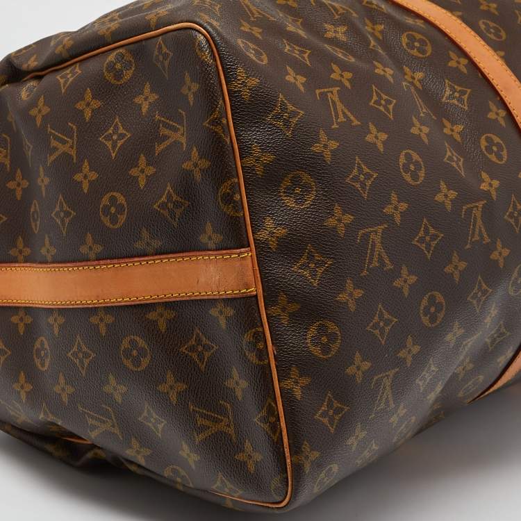 Pre Owned Louis Vuitton Monogram Canvas Keepall Bandouliere 60 Bag