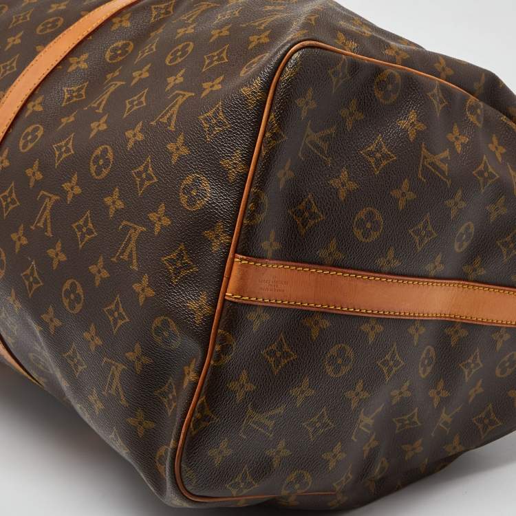 Pre Owned Louis Vuitton Monogram Canvas Keepall Bandouliere 60 Bag