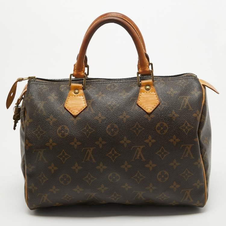 Pre Owned Louis Vuitton Monogram Canvas Speedy 30 Bag