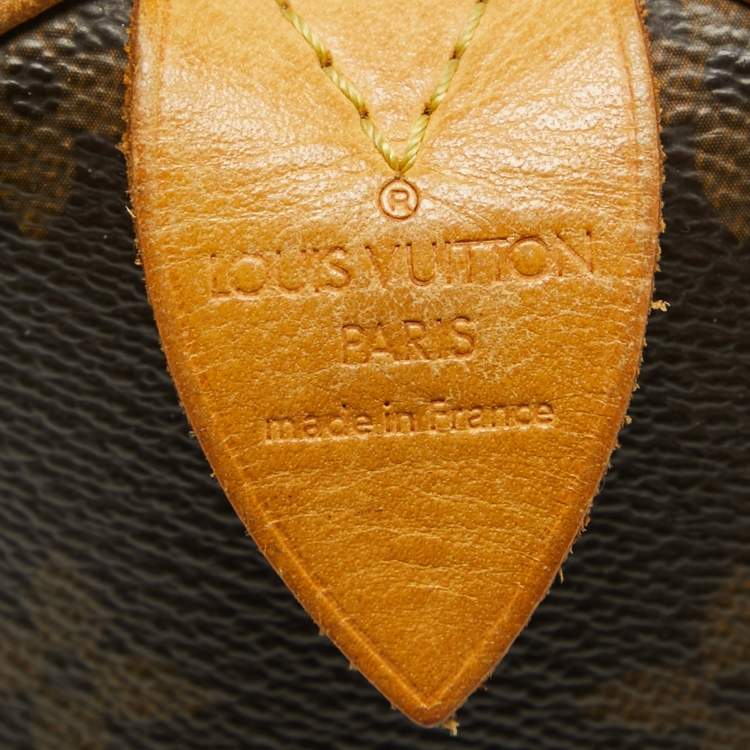 Pre Owned Louis Vuitton Monogram Canvas Speedy 30 Bag