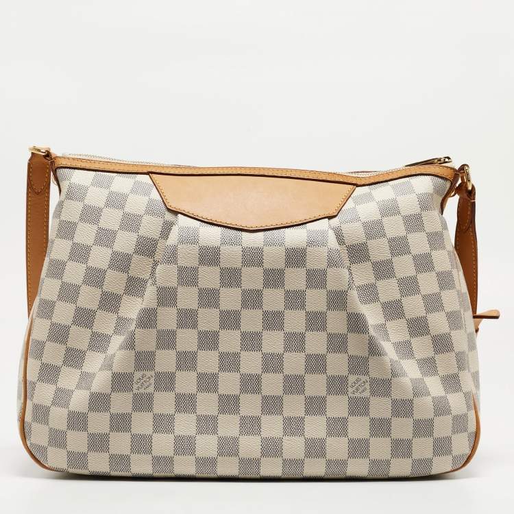 Pre Owned Louis Vuitton Damier Azur Canvas Siracusa MM Bag