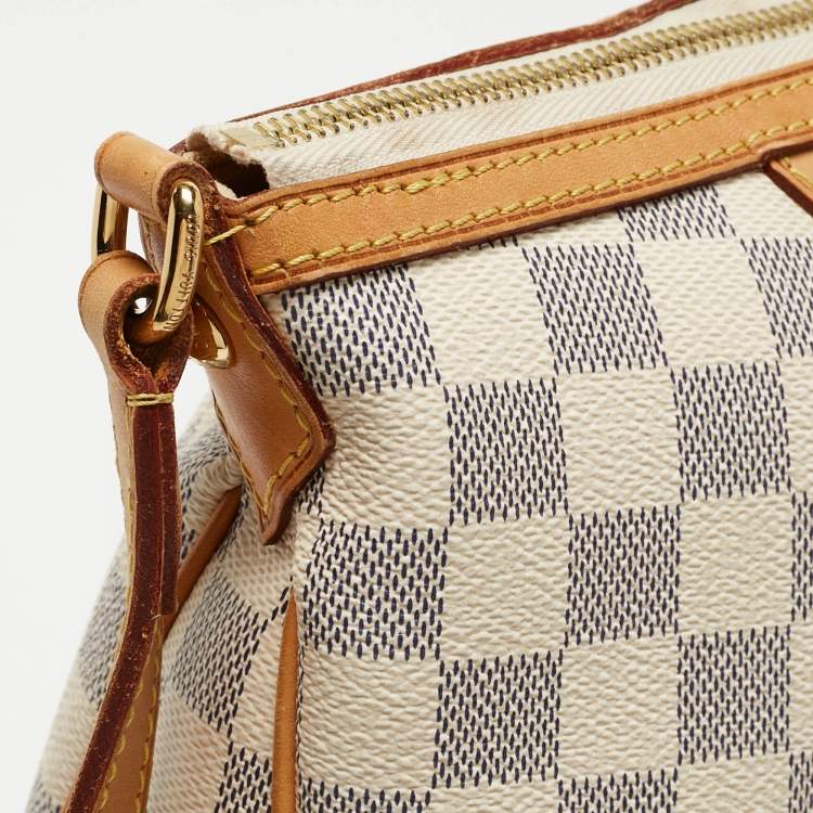 Pre Owned Louis Vuitton Damier Azur Canvas Siracusa MM Bag