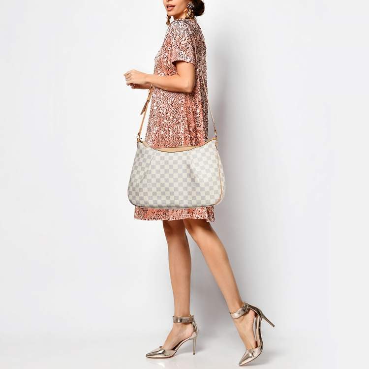 Pre Owned Louis Vuitton Damier Azur Canvas Siracusa MM Bag