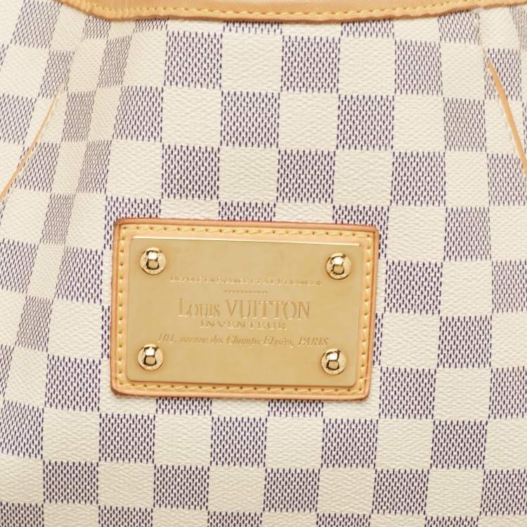 Pre Owned Louis Vuitton Damier Azur Canvas Galliera GM Bag