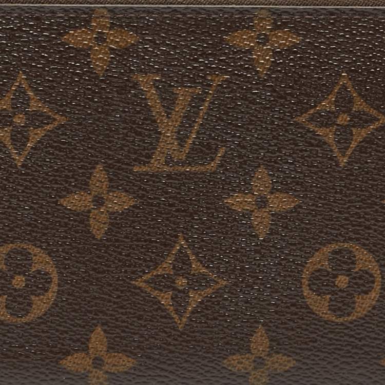 Pre Owned Louis Vuitton Monogram Canvas Zippy Wallet
