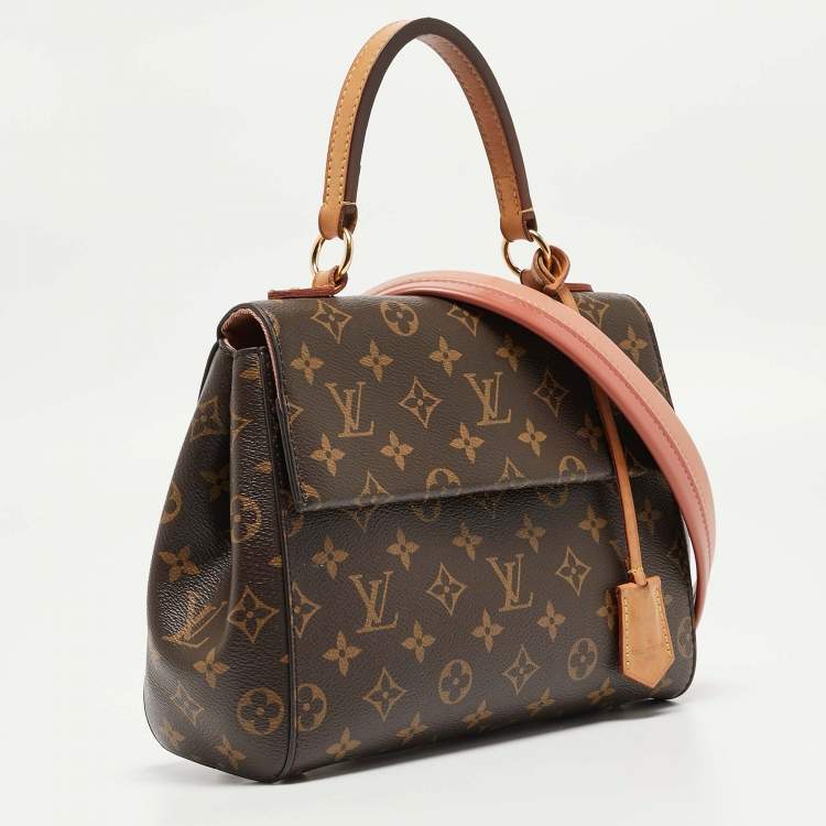 Pre Owned Louis Vuitton Monogram Canvas and Leather Cluny BB Bag