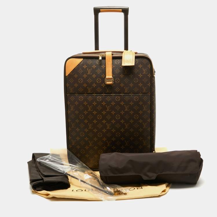 Pre Owned Louis Vuitton Monogram Canvas Business Pegase Legere 55 Luggage