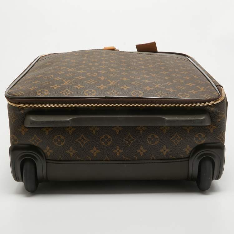 Pre Owned Louis Vuitton Monogram Canvas Business Pegase Legere 55 Luggage