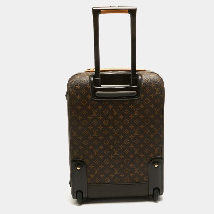Pre Owned Louis Vuitton Monogram Canvas Business Pegase Legere 55 Luggage