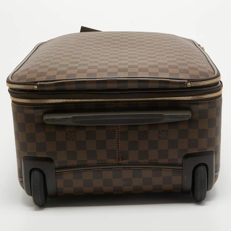 Pre Owned Louis Vuitton Damier Ebene Canvas Business Pegase Legere 55 Luggage