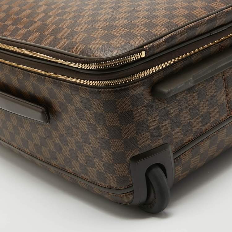 Pre Owned Louis Vuitton Damier Ebene Canvas Business Pegase Legere 55 Luggage