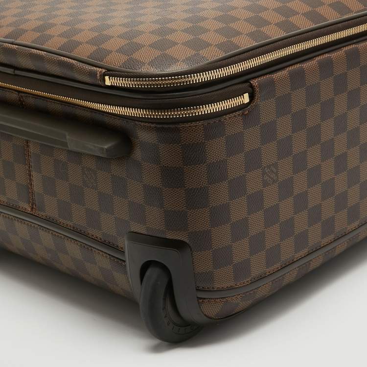 Pre Owned Louis Vuitton Damier Ebene Canvas Business Pegase Legere 55 Luggage