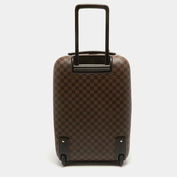 Pre Owned Louis Vuitton Damier Ebene Canvas Business Pegase Legere 55 Luggage