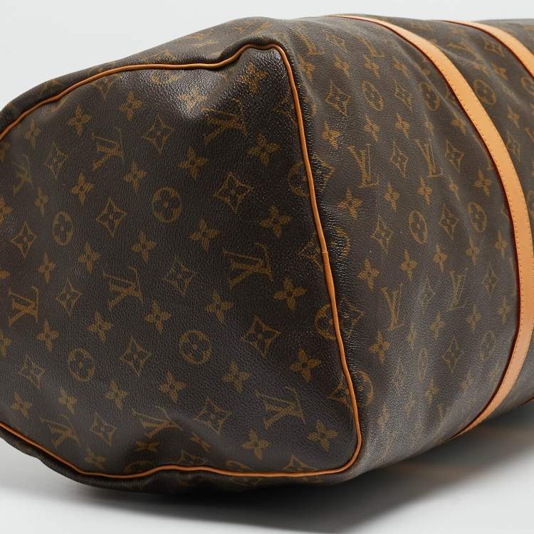 Pre Owned Louis Vuitton Monogram Canvas Keepall 55 Bag