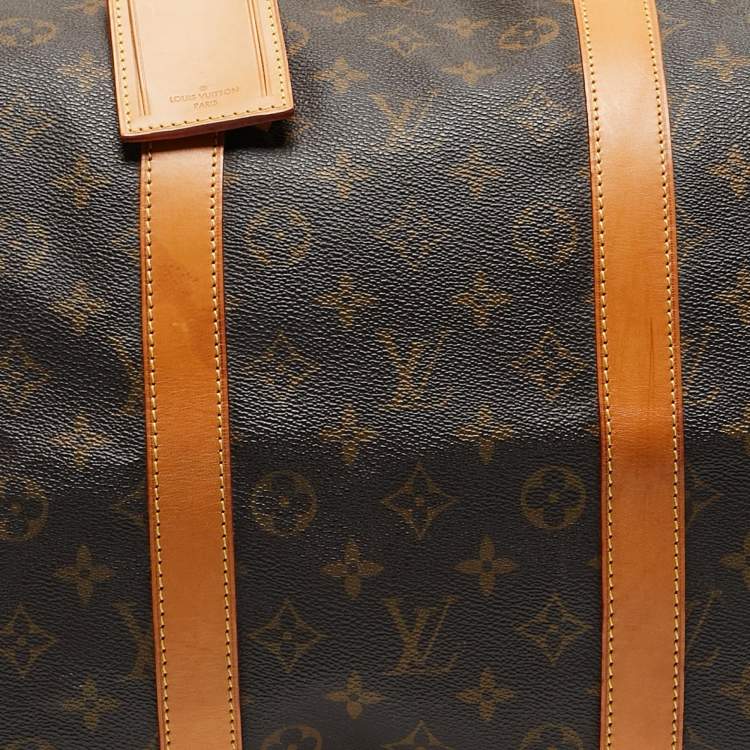 Pre Owned Louis Vuitton Monogram Canvas Keepall 55 Bag